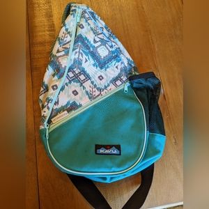 Kavu Paxton Rope Backpack in Glacier Ikat
